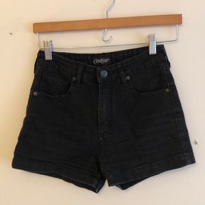 Courtshop Black Denim Shorts